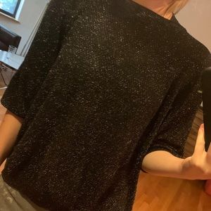 Black with glitter shirt from mango